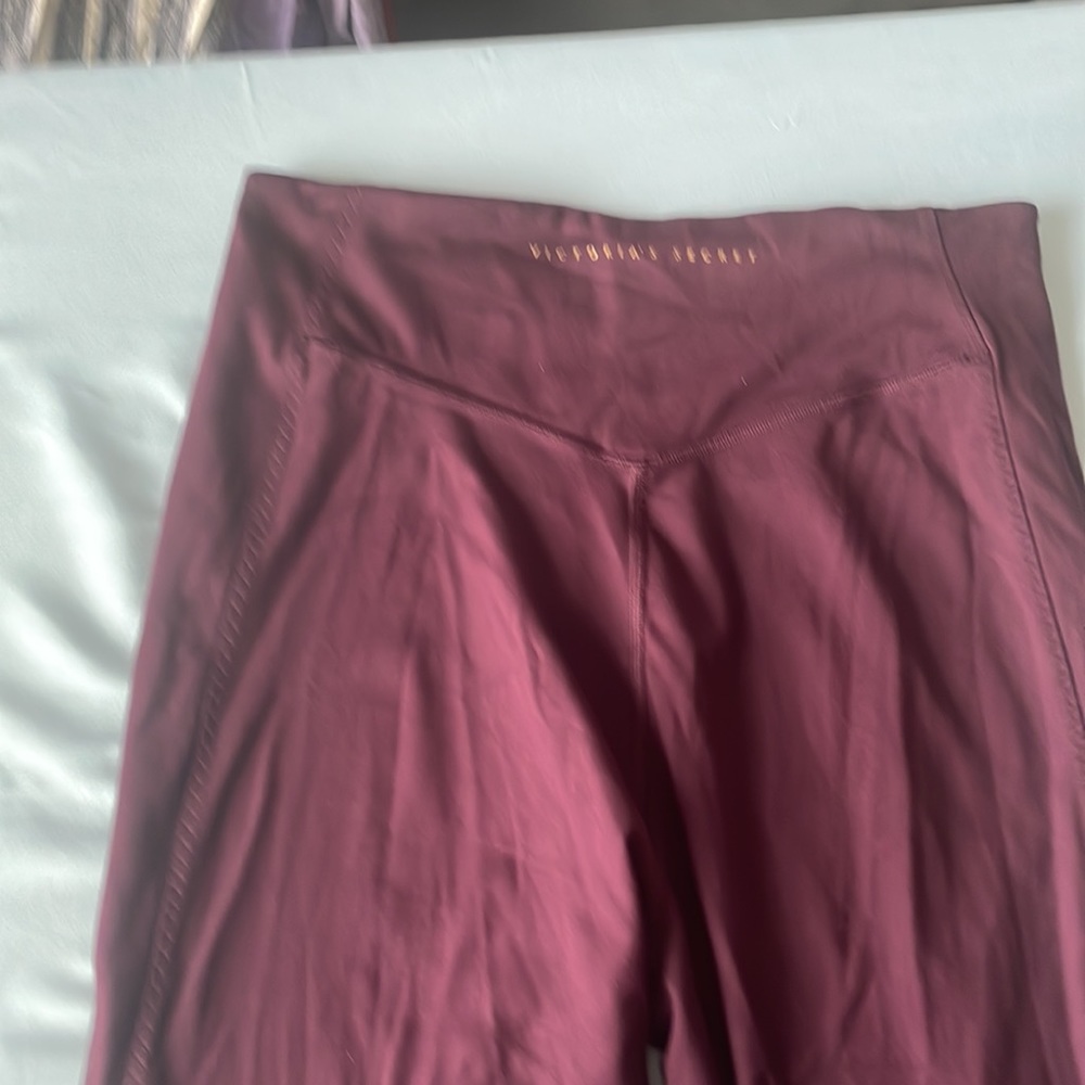 Maroon Victoria secret workout pants. - Picture 5 of 11